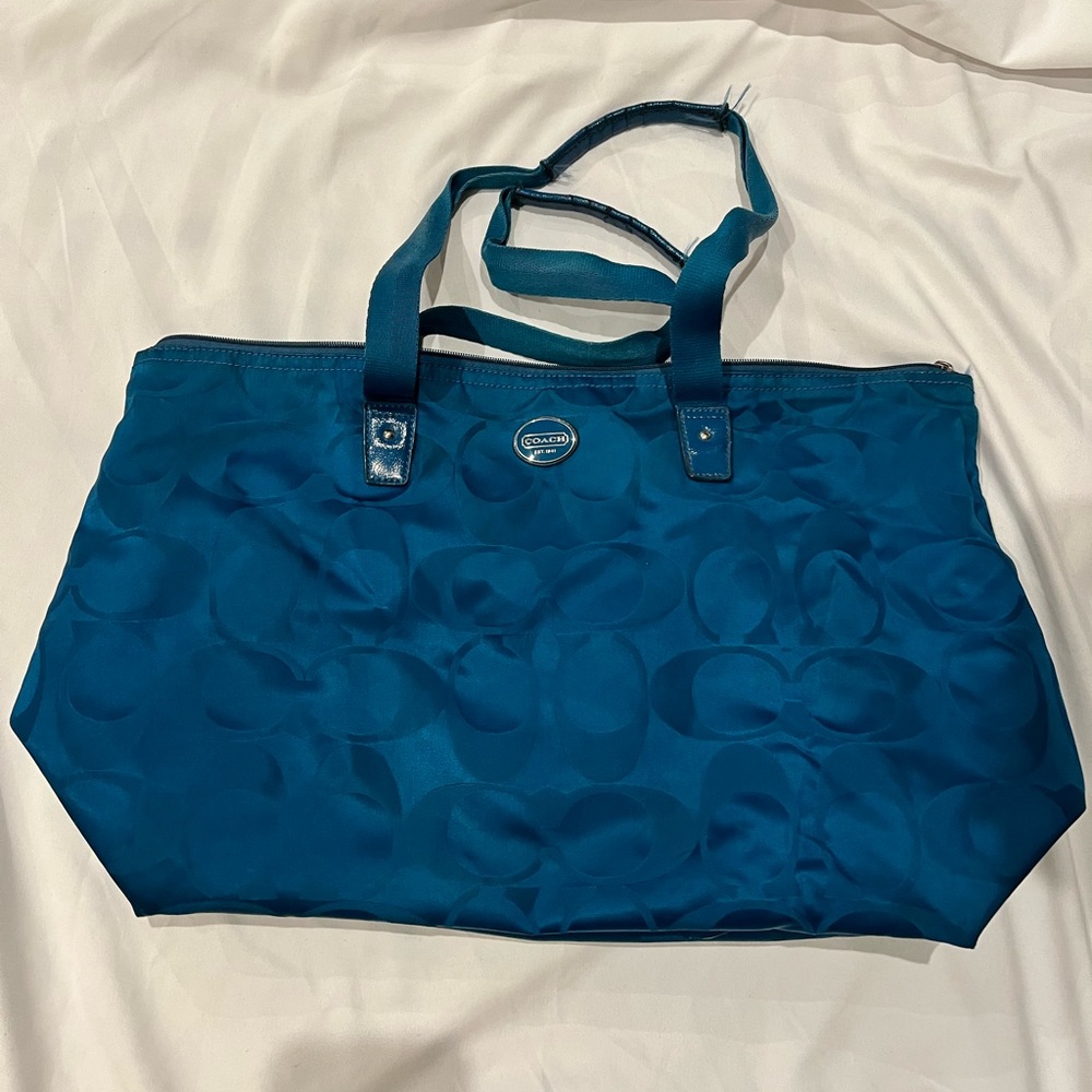 Teal Coach Bag